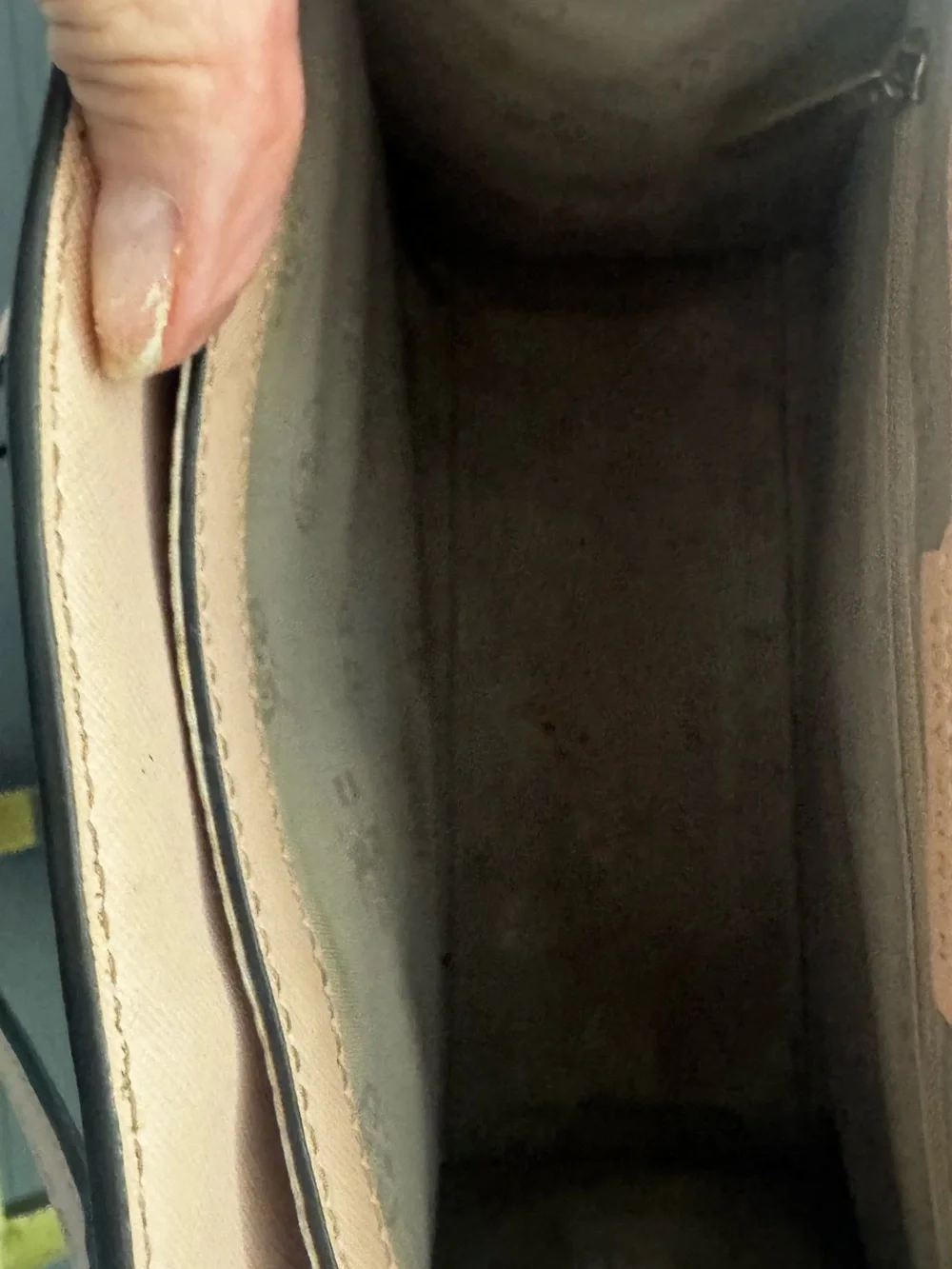 Tory Burch Blush Pink Saffiano Leather Satchel with Crossbody Strap
